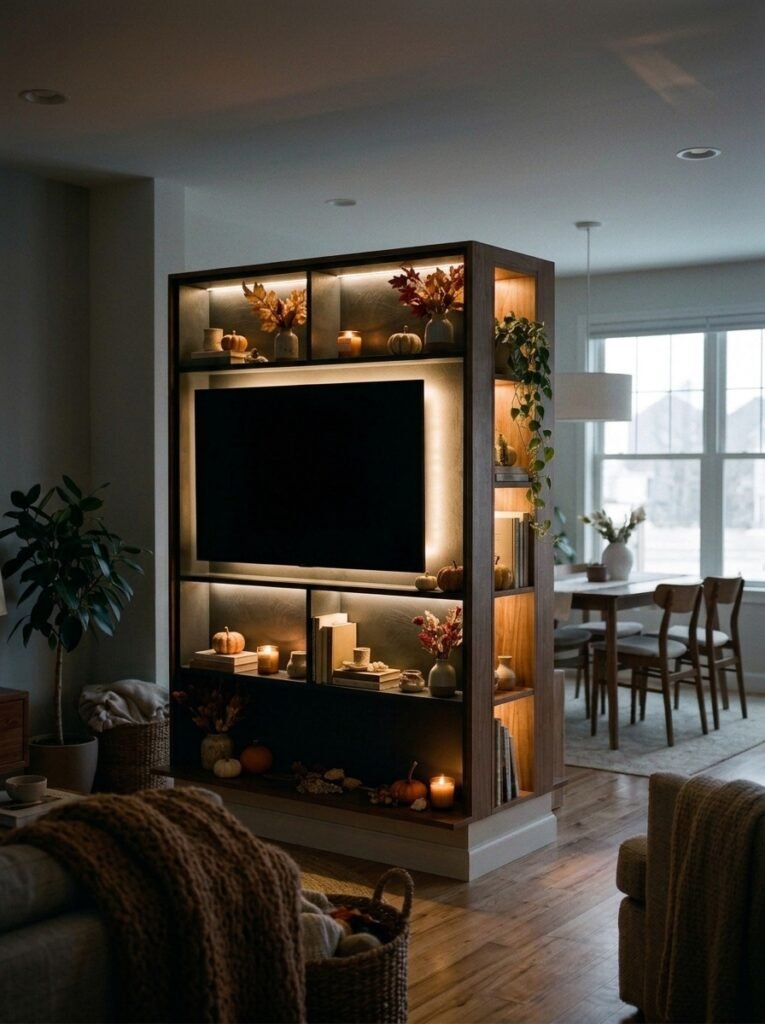 Discreet TV Wall