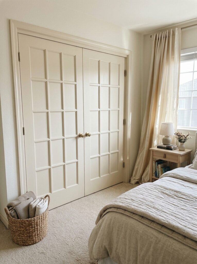 Faux French Closet Doors
