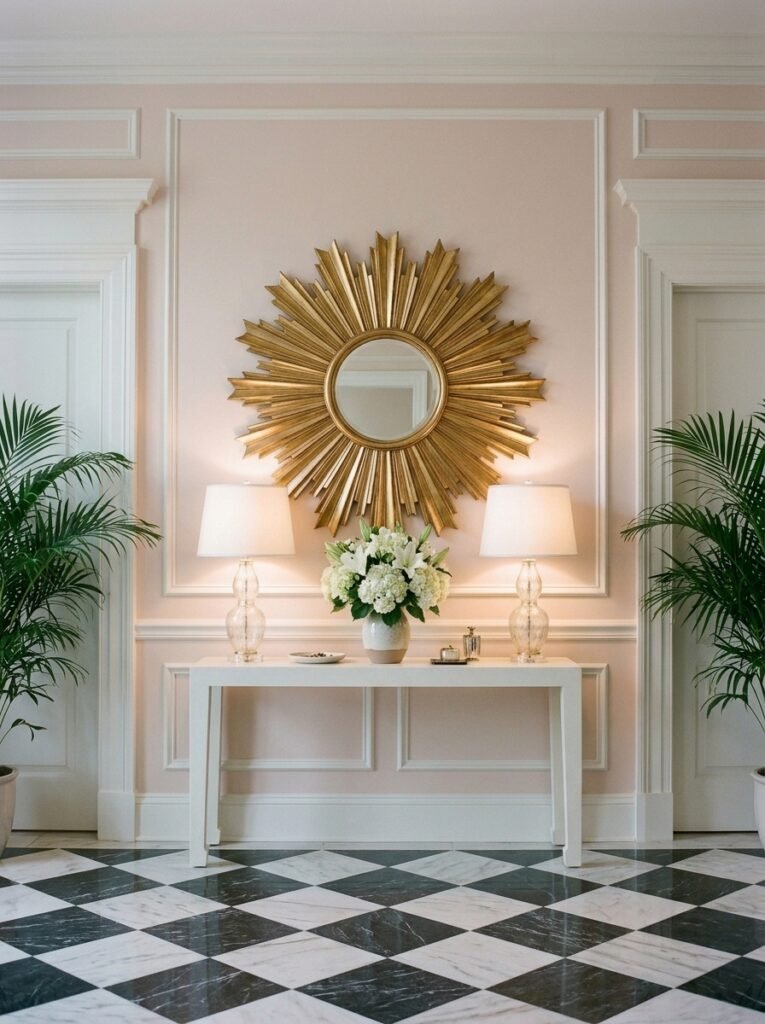 Hang an Art Deco Mirror