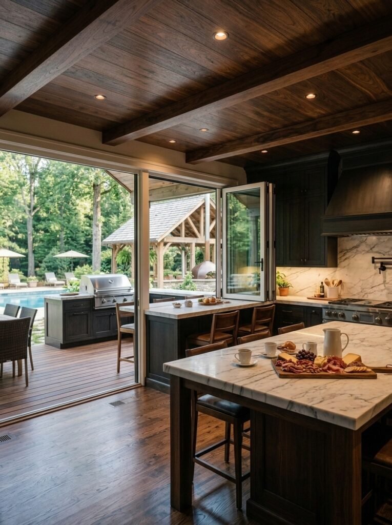Indoor-Outdoor Kitchen