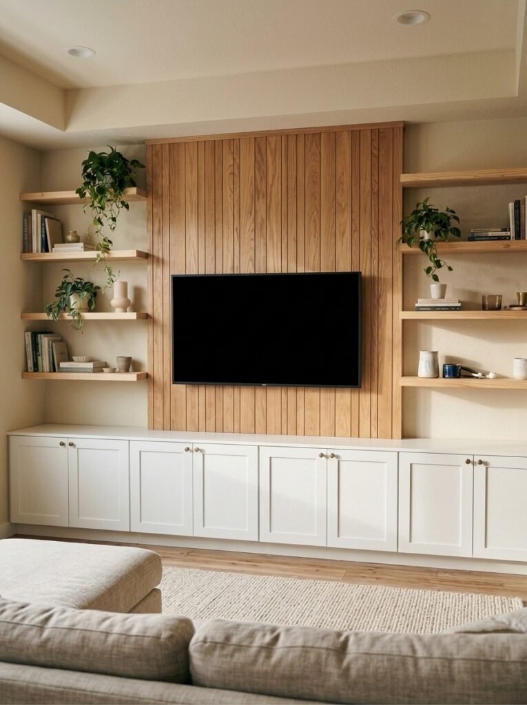 Midcentury TV Wall