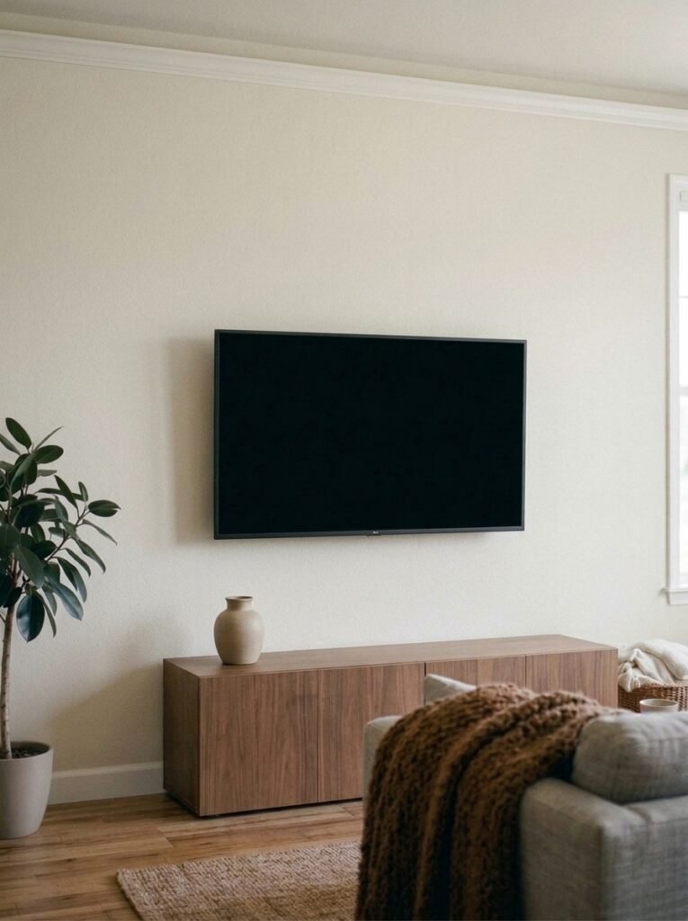 Minimalist TV Wall