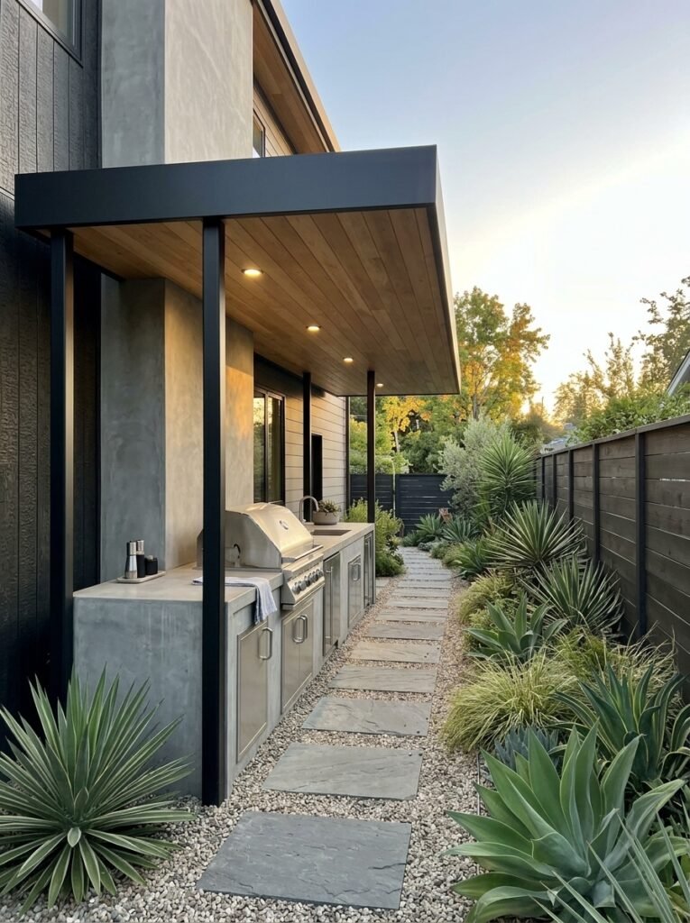 Modern Flat-Roof Kitchen