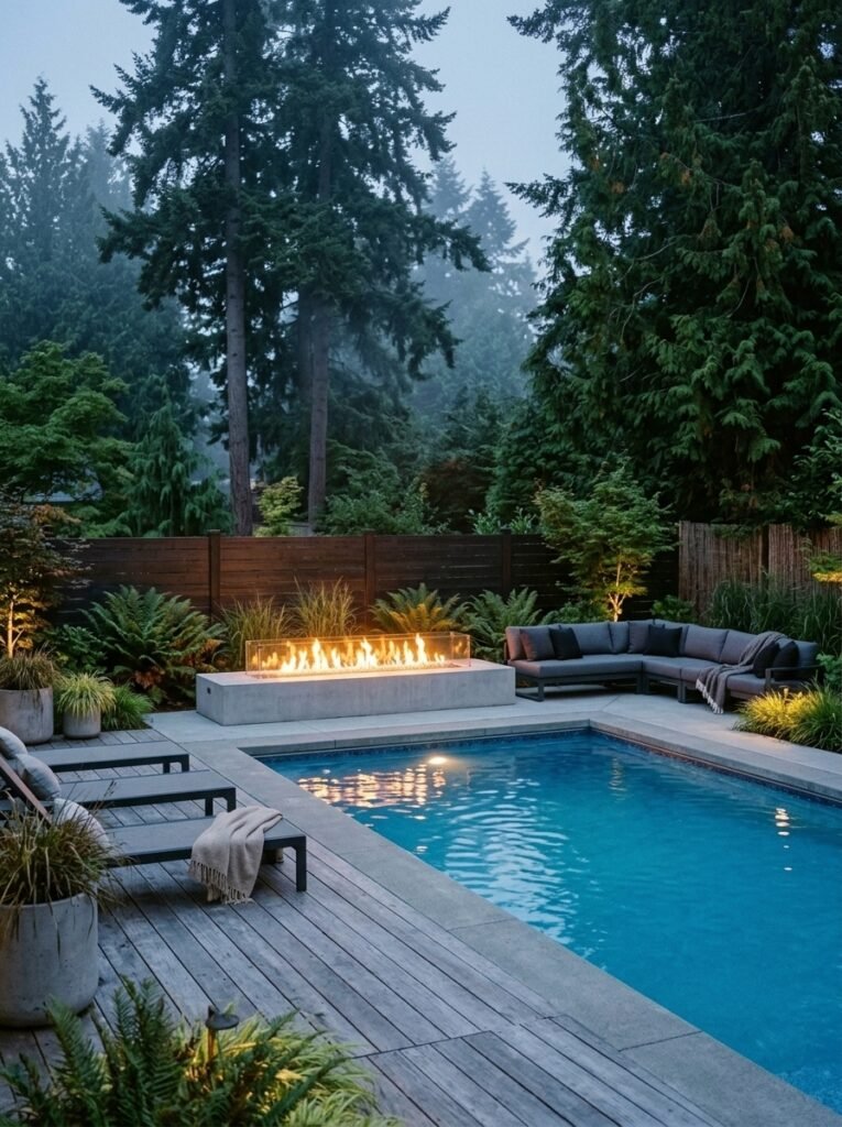 Modern Gas Fireplace