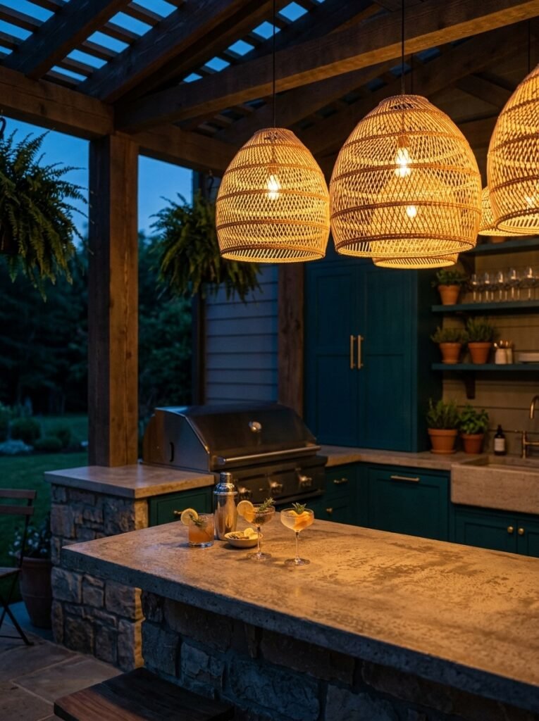Outdoor Kitchen Pendants