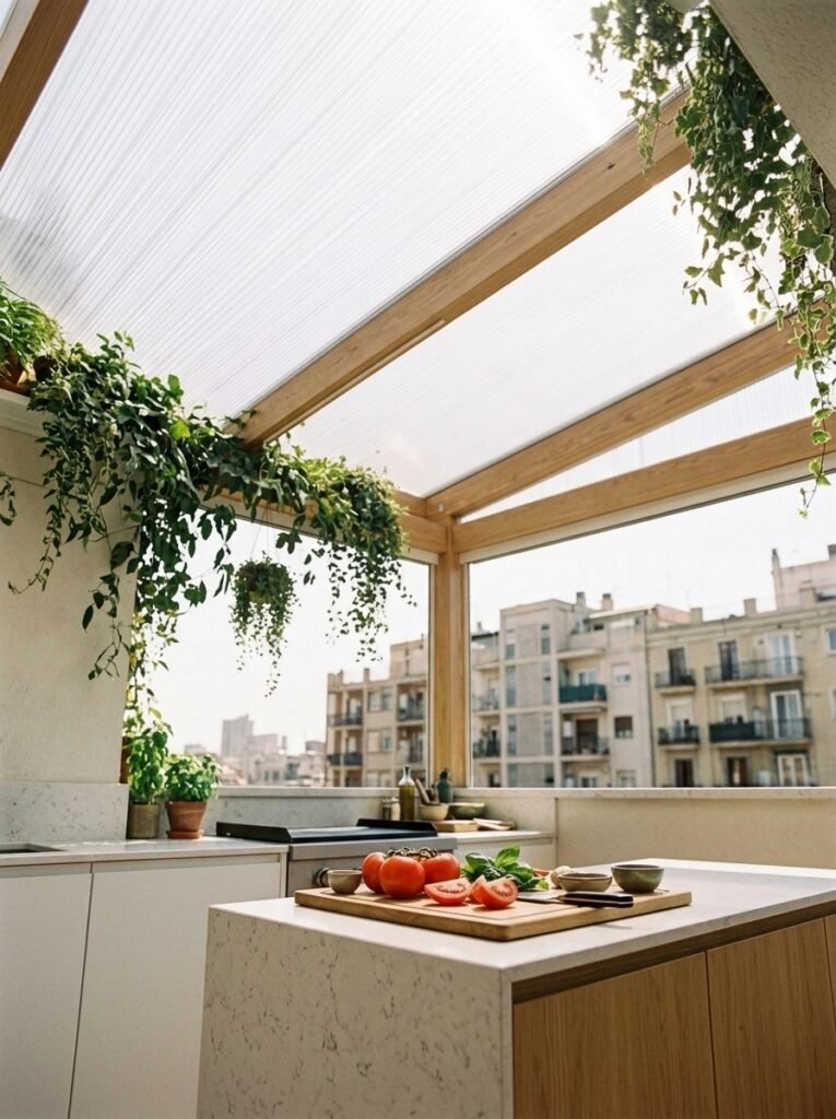 Outdoor Kitchen Skylight