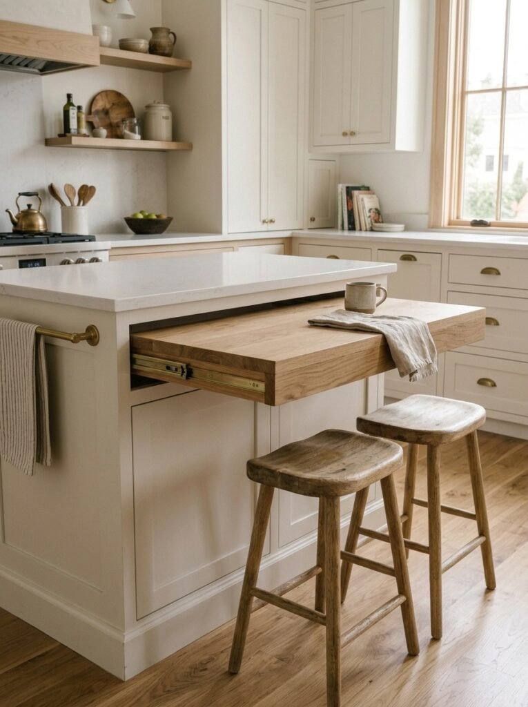 Pull-Out Island Seating
