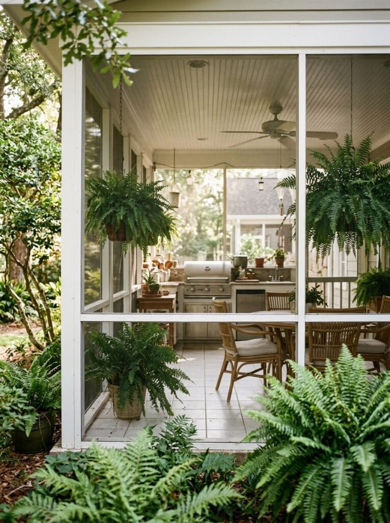 Screened-In Porch Kitchen