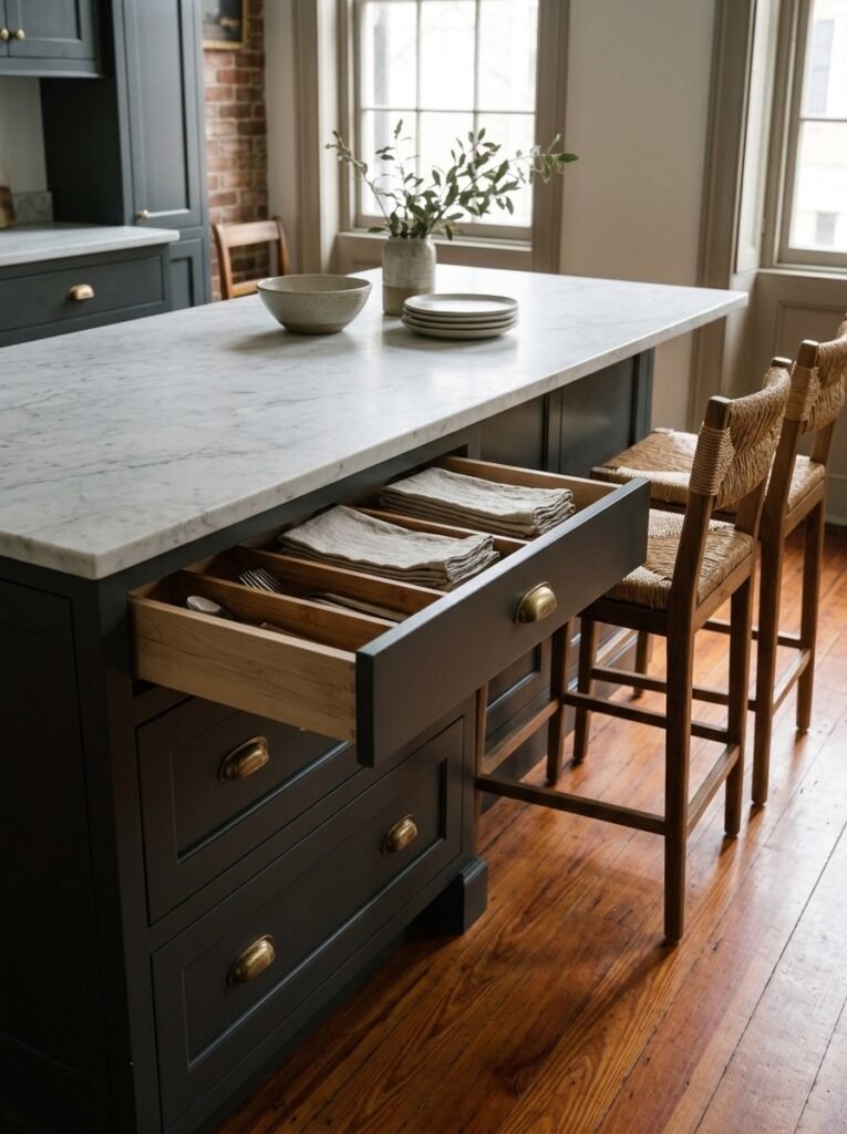 Seating and Storage Drawers