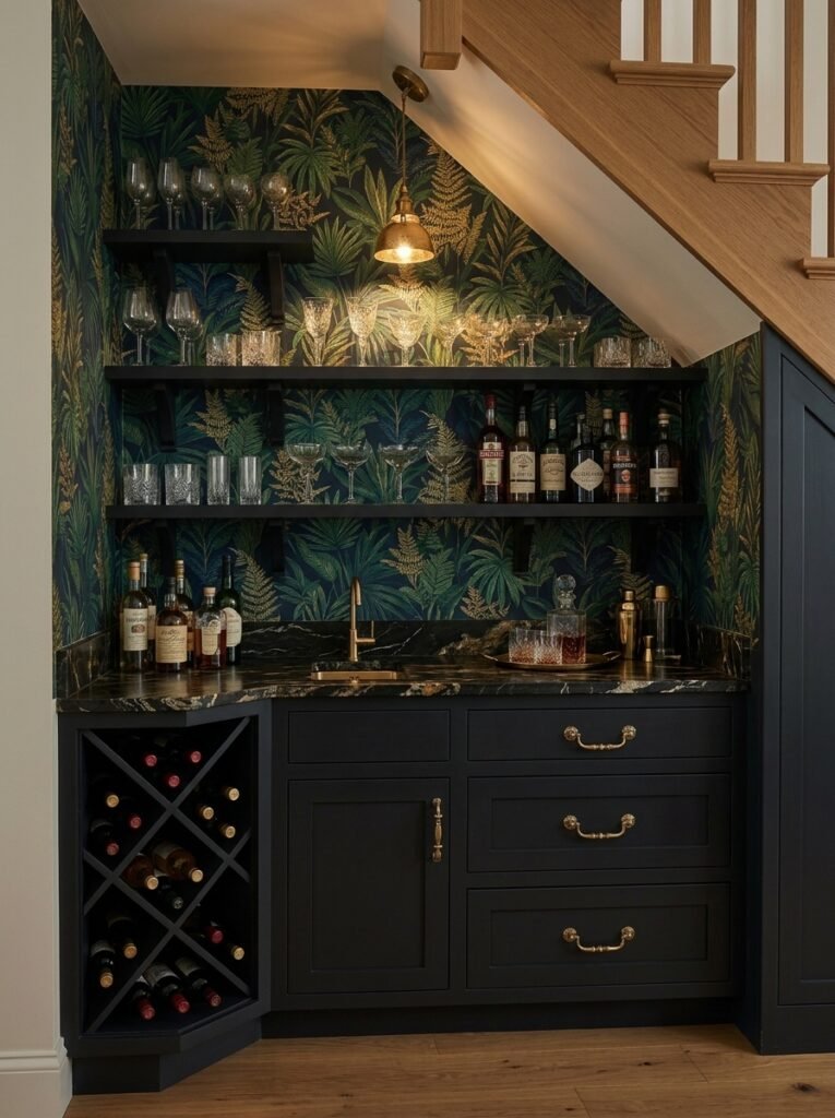 Show Off Your Stash Open Shelving and Liquor Display Ideas