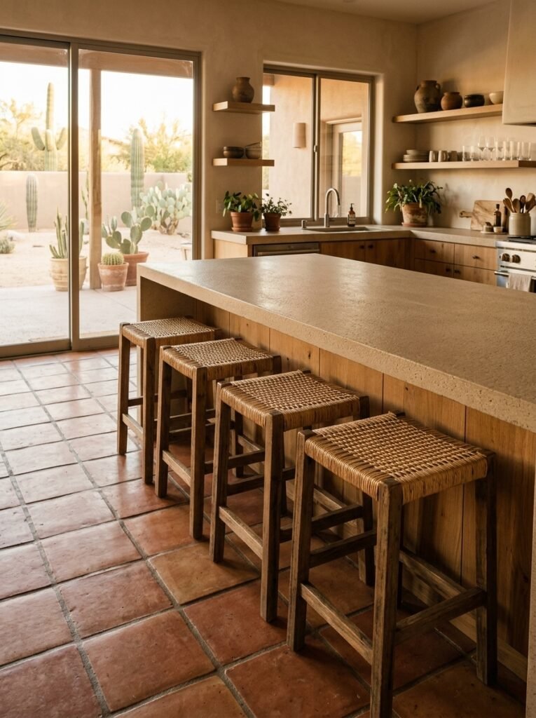 Side-by-Side Island Seating