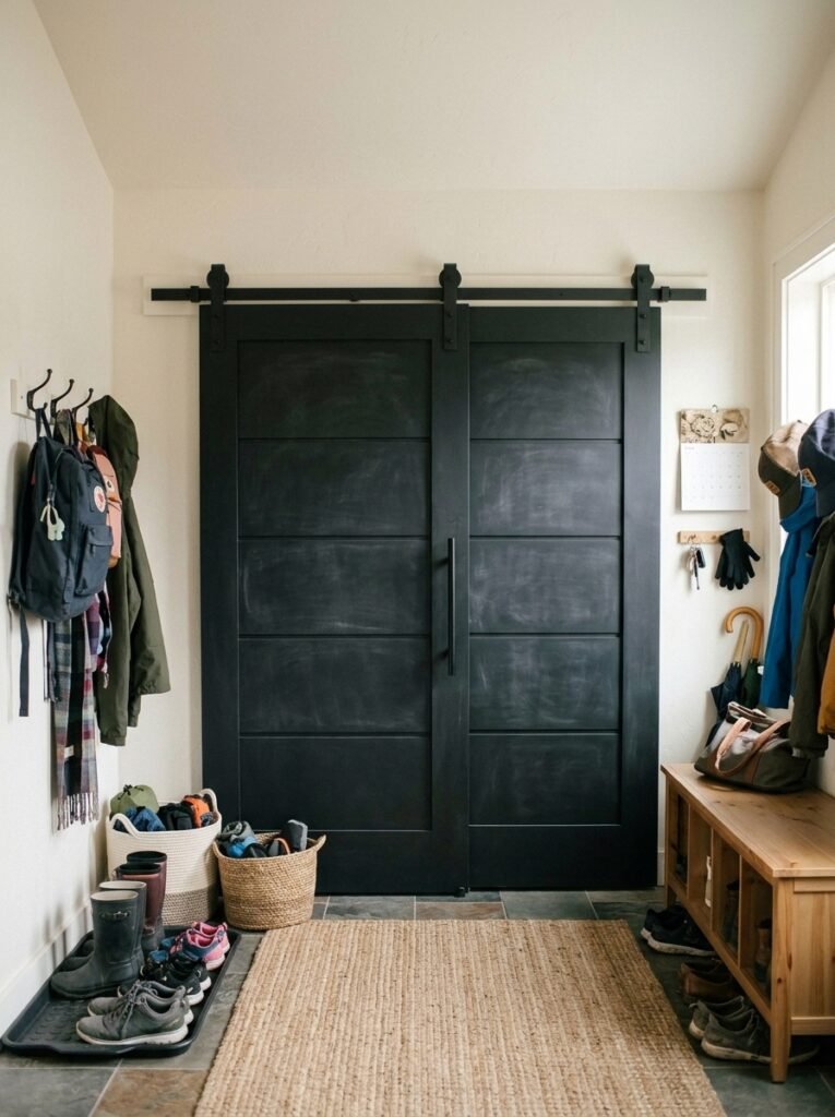 Tintable Chalkboard Closet Doors