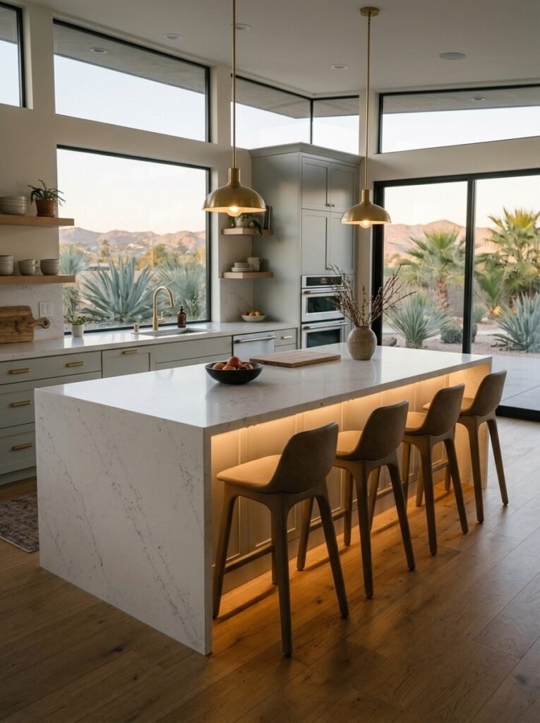Waterfall Island Seating