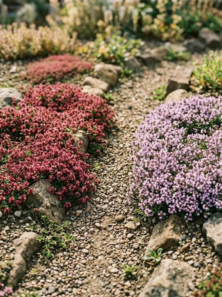 Where Red Creeping Thyme Grows Best