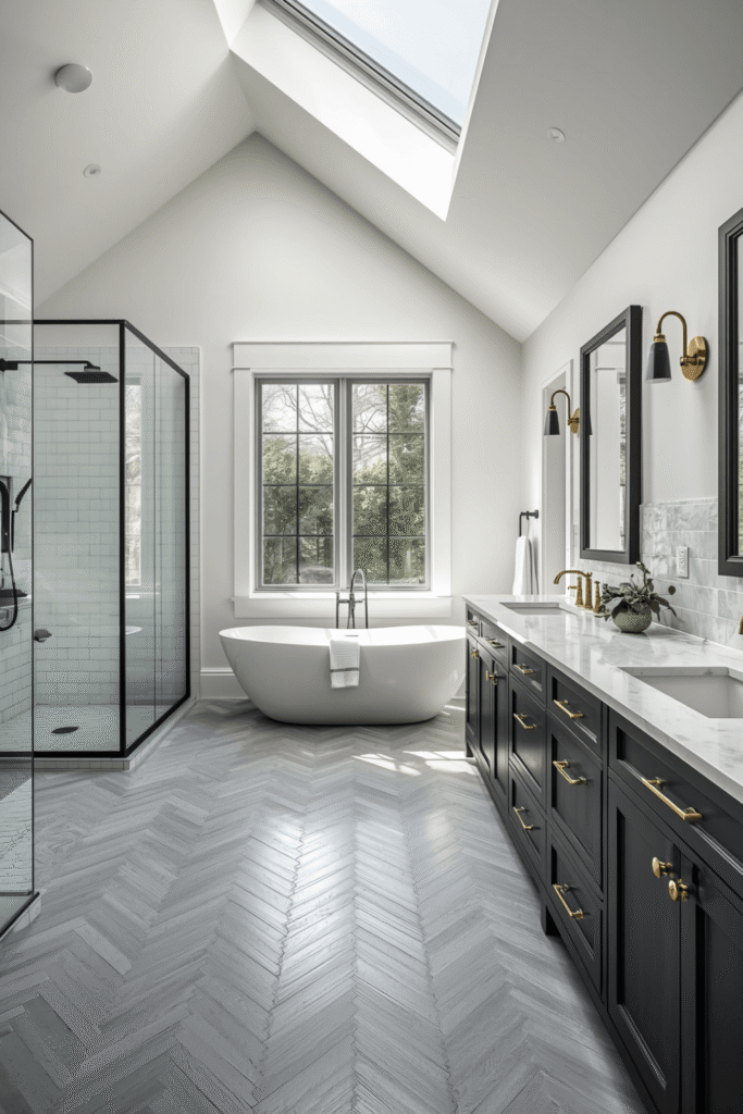 White Subway Tile Bathroom Walls as a Classic Backdrop