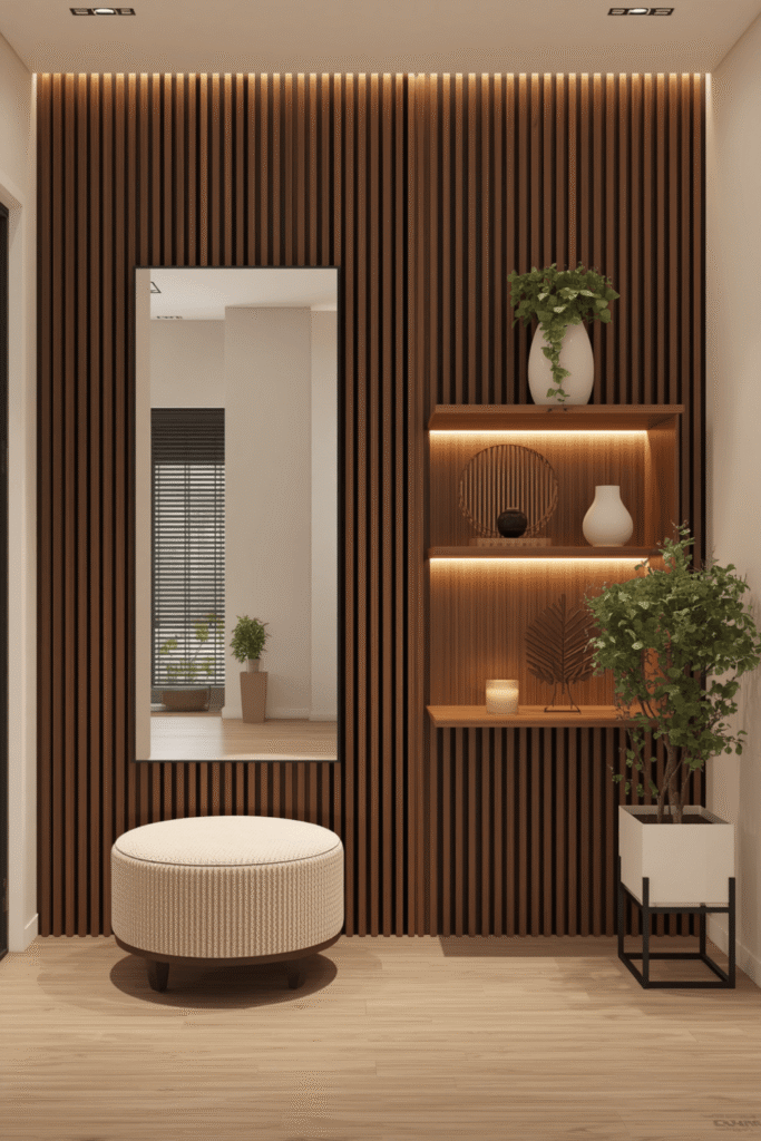 Why a Mirror Does So Much Heavy Lifting in an Entryway