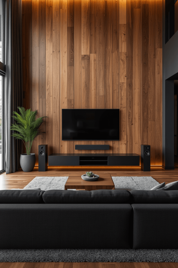 Wood Panel TV Wall The Most Popular Upgrade Right Now