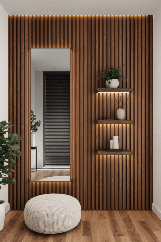 Wood Slat Wall Design Getting the Proportions Right
