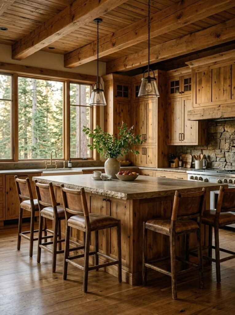 Wrap-Around Island Seating